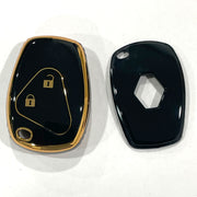 TPU Key Cover Compatible with Logan| Duster| Verito| Lodgy| Kwid 2 Button Smart Key