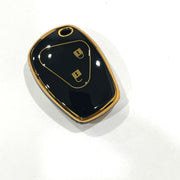 TPU Key Cover Compatible with Logan| Duster| Verito| Lodgy| Kwid 2 Button Smart Key