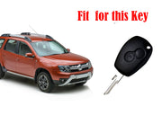 TPU Key Cover Compatible with Logan| Duster| Verito| Lodgy| Kwid 2 Button Smart Key