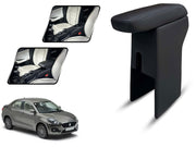 Auto Pearl Premium Car Armrest with Storage Box, High-Density Foam, Nappa Leatherette, No Obstruction to Rear Window Buttons, for Dzire 2020 Onwards
