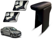 Auto Pearl Premium Car Armrest with Storage Box, High-Density Foam, Nappa Leatherette, No Obstruction to Rear Window Buttons, for Dzire 2020 Onwards