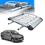 Car Roof Luggage (4x 4) Frame Aluminum Roof Frame Universal Roof Frame Travel Frame Load Frame Load Over 100 kg Roof Shelves Luggage Box Roof Rack (Silver)