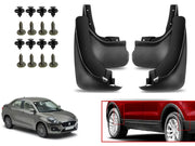 O.E Type Custom Front and Rear Mud Flap Guard (Set of 4 Pcs) | Compatible with MARUTI | Black