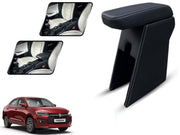 Auto Pearl Premium Car Armrest with Storage Box, High-Density Foam, Nappa Leatherette, No Obstruction to Rear Window Buttons, for Dzire 2024