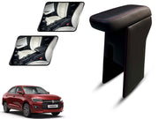 Auto Pearl Premium Car Armrest with Storage Box, High-Density Foam, Nappa Leatherette, No Obstruction to Rear Window Buttons, for Dzire 2024