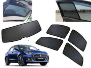 Z-Black Car Window Plug-in Half Sun Shades & Rear Dicky Curtain (Combo) for Maruti