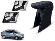 Auto Pearl Premium Car Armrest with Storage Box, High-Density Foam, Nappa Leatherette, No Obstruction to Rear Window Buttons, for Dzire Type-1 (2008-2011)
