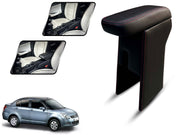 Auto Pearl Premium Car Armrest with Storage Box, High-Density Foam, Nappa Leatherette, No Obstruction to Rear Window Buttons, for Dzire Type-1 (2008-2011)