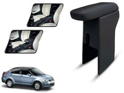 Auto Pearl Premium Car Armrest with Storage Box, High-Density Foam, Nappa Leatherette, No Obstruction to Rear Window Buttons, for Dzire Type-1 (2008-2011)