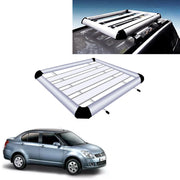 Car Roof Luggage Frame Aluminum Roof Frame Universal Roof Frame Travel Frame Load Frame Load Over 100 kg Roof Shelves Luggage Box Roof Rack (Silver)