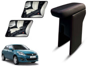 Auto Pearl Premium Car Armrest with Storage Box, High-Density Foam, Nappa Leatherette, No Obstruction to Rear Window Buttons, for Dzire Type-1 (2012-2015)