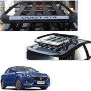 Car Roof Quest Luggage (4x 4) Frame Aluminum Roof Frame Universal Roof Frame Travel Frame Load Frame Load Over 100 kg Roof Shelves Luggage Box Roof Rack (Black)