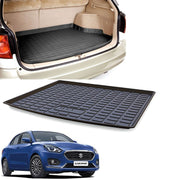 PVC Dustproof, Waterproof, Foldable & Antiskid Car Dicky, Trunk, Boot Mat Dicky Mat (Black)