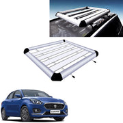 Car Roof Luggage Frame Aluminum Roof Frame Universal Roof Frame Travel Frame Load Frame Load Over 100 kg Roof Shelves Luggage Box Roof Rack (Silver)