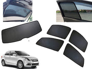 Z-Black Car Window Plug-in Half Sun Shades & Rear Dicky Curtain (Combo) for Maruti
