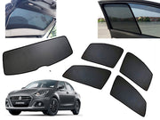 Z-Black Car Window Plug-in Half Sun Shades & Rear Dicky Curtain (Combo) for Maruti