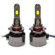 Auto Pearl 9006-6500K 320W (160W Each), 18000LM LED Headlight Bulb with rear cooling Fan for Car (Cool White Light LED Headlight Bulb)