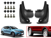 O.E Type Custom Front and Rear Mud Flap Guard (Set of 4 Pcs) | Compatible with MG | Black