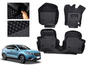 7D Car Floor Mats Luxury Leatherite 7D-Car Floor Mat with Velcro-Tape