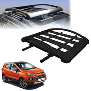 Car Roof Luggage (4x 4) Frame Aluminum Roof Frame Universal Roof Frame Travel Frame Load Frame Load Over 100 kg Roof Shelves Luggage Box Roof Rack (Black)
