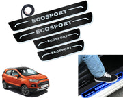 Auto Pearl Car Door Foot Step Led Sill/Scuff Plates With Mirror Finish Compatible with All Models (Set of 4)