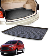 PVC Dustproof, Waterproof, Foldable & Antiskid Car Dicky, Trunk, Boot Mat Dicky Mat (Black)