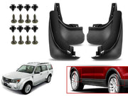 O.E Type Custom Front and Rear Mud Flap Guard (Set of 4 Pcs) | Compatible with FORD | Black