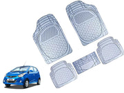 Heavy Duty Transparent 4Pcs PVC Rubber 6204 Clear Car Mat
