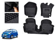 7D Car Floor Mats Luxury Leatherite 7D-Car Floor Mat with Velcro-Tape