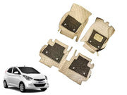 7D Car Floor Mats Luxury Leatherite 7D-Car Floor Mat with Velcro-Tape