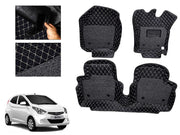 7D Car Floor Mats Luxury Leatherite 7D-Car Floor Mat with Velcro-Tape