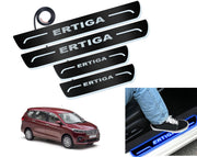 Auto Pearl Car Door Foot Step Led Sill/Scuff Plates With Mirror Finish Compatible with All Models (Set of 4)