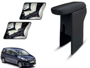 Auto Pearl Premium Car Armrest with Storage Box, High-Density Foam, Nappa Leatherette, No Obstruction to Rear Window Buttons, for Ertiga Type-2 (2015-2017)