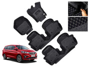 7D Car Floor Mats Luxury Leatherite 7D-Car Floor Mat with Velcro-Tape