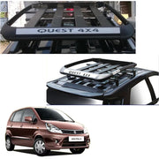 Car Roof Quest Luggage (4x 4) Frame Aluminum Roof Frame Universal Roof Frame Travel Frame Load Frame Load Over 100 kg Roof Shelves Luggage Box Roof Rack (Black)