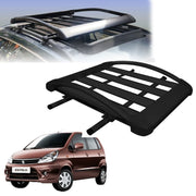 Car Roof Luggage (4x 4) Frame Aluminum Roof Frame Universal Roof Frame Travel Frame Load Frame Load Over 100 kg Roof Shelves Luggage Box Roof Rack (Black)