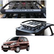 Car Roof Quest Luggage (4x 4) Frame Aluminum Roof Frame Universal Roof Frame Travel Frame Load Frame Load Over 100 kg Roof Shelves Luggage Box Roof Rack (Black)