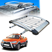 Car Roof Luggage (4x 4) Frame Aluminum Roof Frame Universal Roof Frame Travel Frame Load Frame Load Over 100 kg Roof Shelves Luggage Box Roof Rack (Silver)