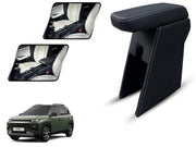 Auto Pearl Premium Car Armrest with Storage Box, High-Density Foam, Nappa Leatherette Black with double Stitching, No Obstruction to Rear Window Buttons, for Exter