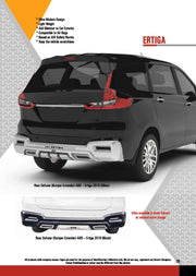Bumper Diffuser (Front & Rear) Set Reflector Imported Quality Compatible with Ertiga-2019