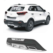 Auto Pearl Bumper Diffuser with Reflector | Front, Rear & Set | Compatible with Hyundai Creta 2018