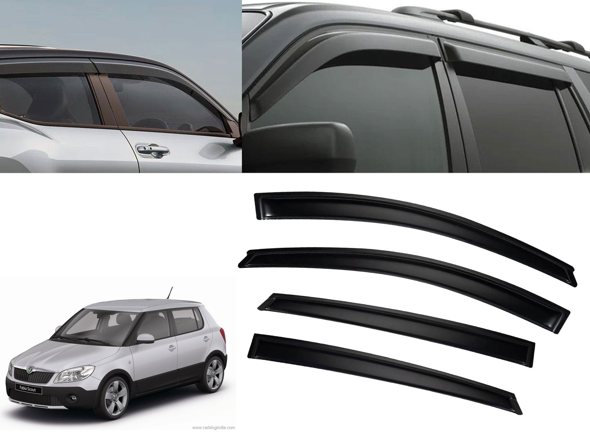 Auto Pearl Premium Door Visors for Skoda | All Models