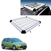 Car Roof Luggage Frame Aluminum Roof Frame Universal Roof Frame Travel Frame Load Frame Load Over 100 kg Roof Shelves Luggage Box Roof Rack (Silver)