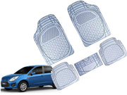 Heavy Duty Transparent 4Pcs PVC Rubber 6204 Clear Car Mat