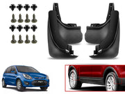 O.E Type Custom Front and Rear Mud Flap Guard (Set of 4 Pcs) | Compatible with FORD | Black