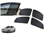 Z-Black Window Plug-in Half Sun Shades Car Curtain for Ford
