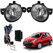 Auto Pearl Car Fog Lamp Light with Wire Kit Compatible with- Pulse (Set of 2)