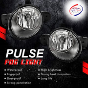 Auto Pearl Car Fog Lamp Light Compatible with- Pulse (Set of 2)