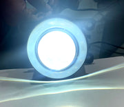 Premium Quality LED Lens Fog Light with Halo Ring Angel Eye lights (Set of 2)