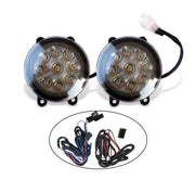 9 LED DRL Metal Fog Lamp (Set of 2)